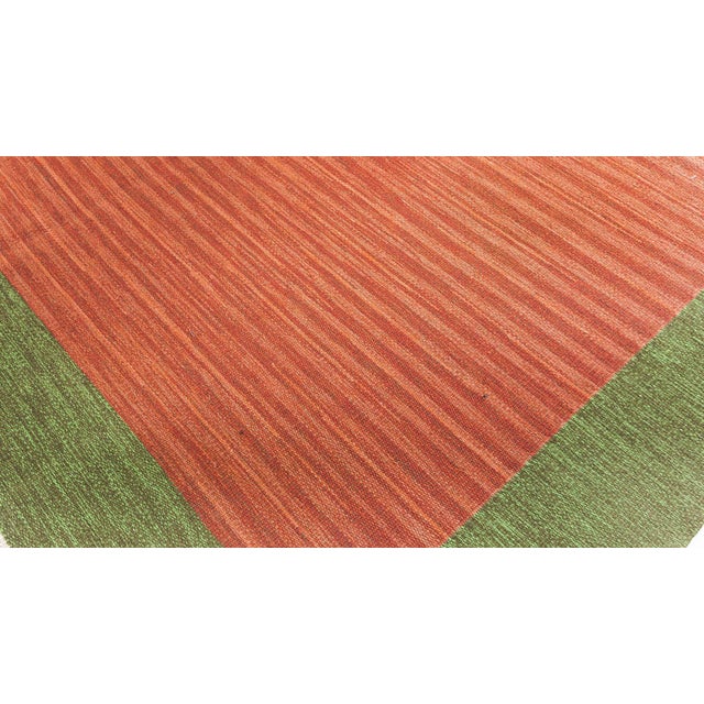 Doris Leslie Blau Midcentury Swedish Flat Weave Rug by Erik Lundberg For Sale - Image 4 of 10
