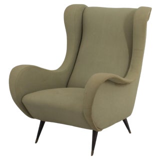 Mid-Century Italian Senior Chair by M. Zanuso, 1950s For Sale