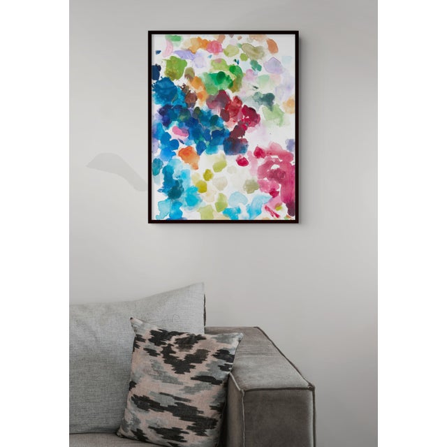 Abstract Contemporary Abstract Pencil and Acrylic on Fabriano-Pittura Paper "Perfect Coincidence 64" by Kyong Lee For Sale - Image 3 of 5