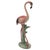 1950s Mid-Century Matching Pink Flamingo Ceramic Tabletop Vase Set by Brad Keeler, A Pair For Sale - Image 9 of 14