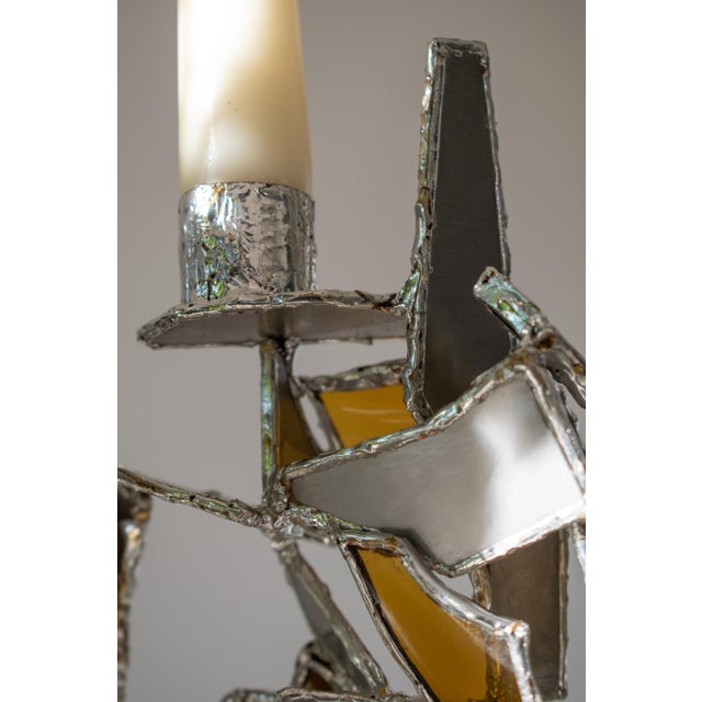 Looking Up in the Attic Candleholder in Glass by Vincent Decat For Sale - Image 6 of 8