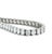 This stunning bracelet contains 37 oval brilliant cut diamonds weighing 20.56 carats total. Crafted in platinum, this...