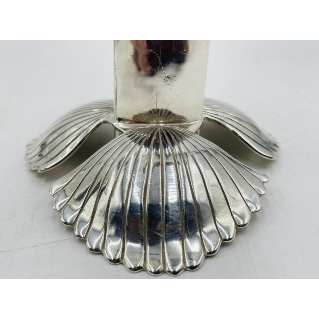 1980s Pair of Silver Plated Candle Holders by Emilia Castillo, Mexican Modernism For Sale - Image 14 of 15