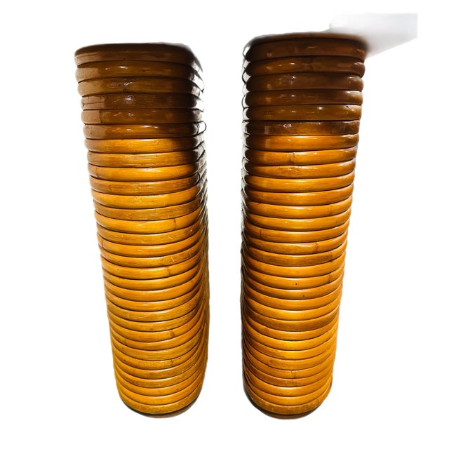 Brown 1940s Mahogany and Bamboo Wrapped Dining Table in the Paul Frankl Style For Sale - Image 8 of 9