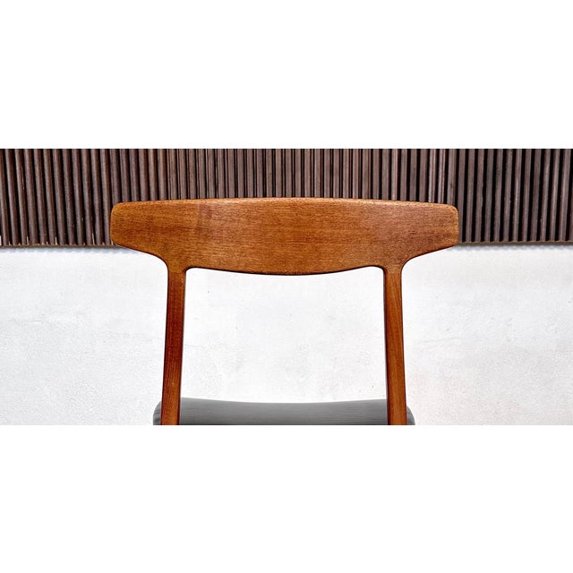 Danish Teak Side Chair by Henning Kjaernulf for Bruno Hansen, 1950s For Sale - Image 10 of 18