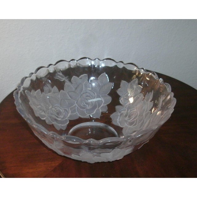 Mikasa Studio Nova Winter Rose 12 Serving Bowl Chairish
