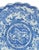 1900 - 1909 Pair of Chinese Scalloped Blue and White Large Plates or Chargers, Circa 1900 For Sale - Image 5 of 9