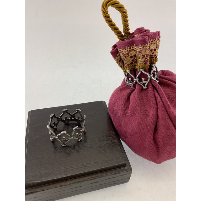 Artisanal Scent Hanger for Closet, Sterling Silver Silver Design Decoration For Sale In New York - Image 6 of 9