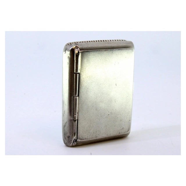 Silver Matchbox with Opening Spring For Sale - Image 4 of 9