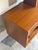 In Style of Svend Aage Larsen for Faarup Mobelfabrik Danish Teak Tambour Credenza With Glass Display Hutch Danish Vintage 1960s For Sale - Image 14 of 16