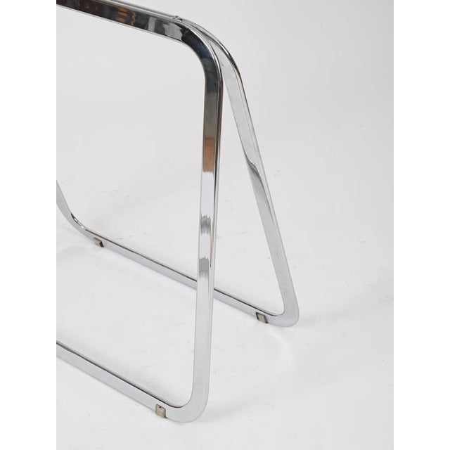 Italian Tubular Chromed Steel Trestles, 1970s, Set of 2 For Sale - Image 16 of 18