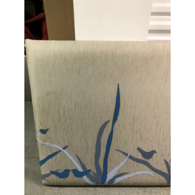 Gray Hand Sewn Twin Headboards - a Pair For Sale - Image 8 of 12