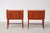 Fully Restored and Refinished Small Vintage Danish Teak Dressers, 1960s, Set of 2 For Sale - Image 4 of 9
