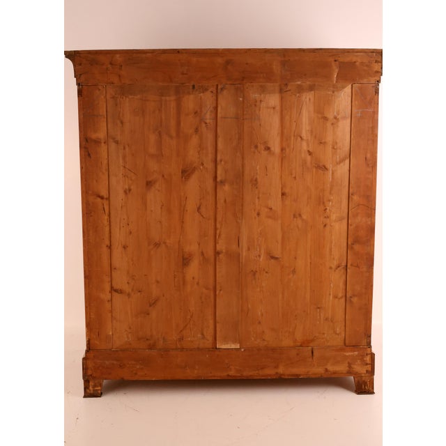 Wood Biedermeier Hall Cabinet in Walnut, 1820 For Sale - Image 7 of 8