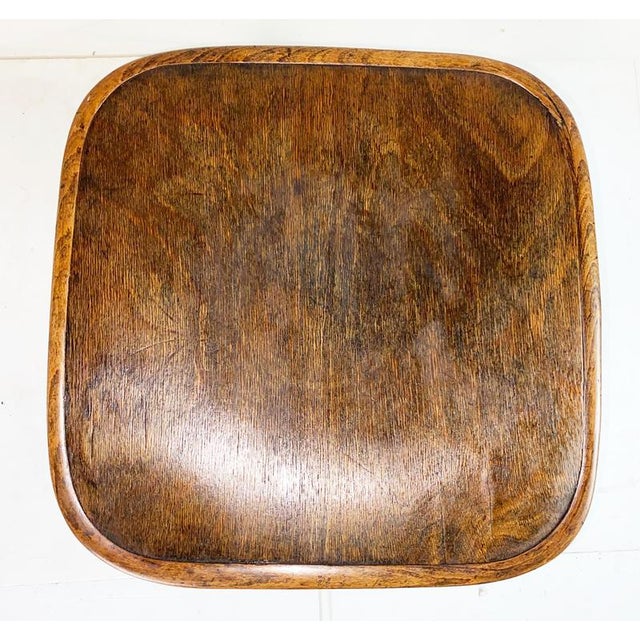 Stool attributed to Otto Wagner for Thonet, 1902 For Sale - Image 6 of 7