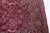 Red 1940s Hand-Knotted Vintage Sarouk Rug in Rich Red Palette -4' 5'' X 6' 11'' For Sale - Image 8 of 9