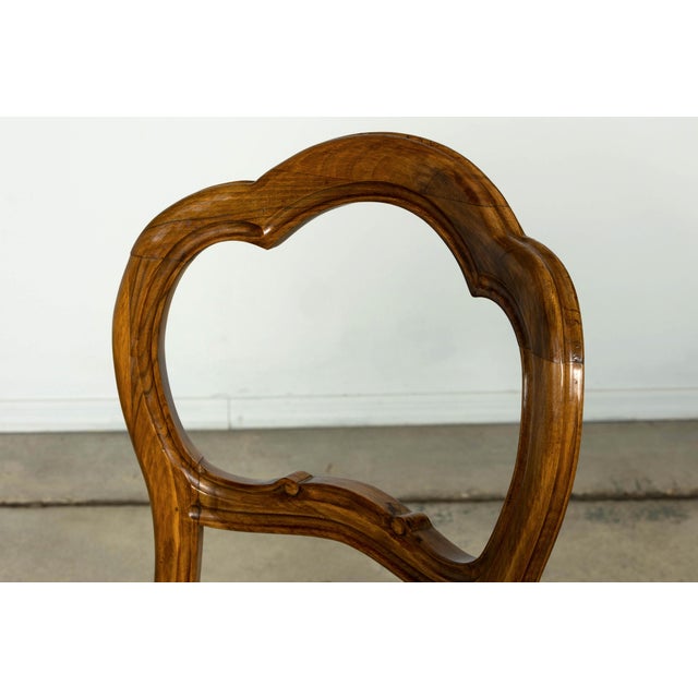 Brown Set of 10 Antique French Louis Philippe Walnut Dining Chairs, Late 19th Century For Sale - Image 8 of 18