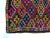 1960s Vintage Colorful Patterned Rug- 3′10″ × 9′8″ For Sale - Image 10 of 11
