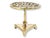 Late 19th century English brass trivet featuring an ornate pierced design with the sentiment 'Home Sweet Home'. The...