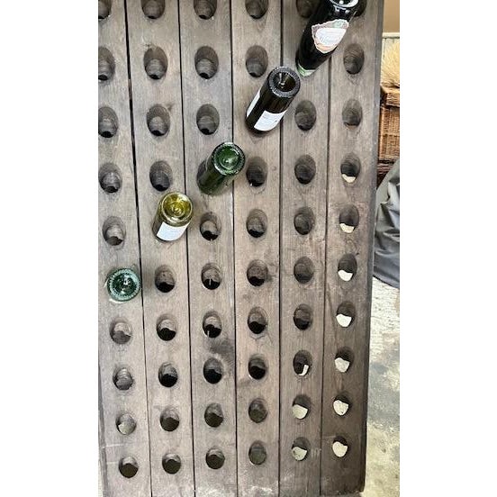 1960s French Country Riddling Rack Champagne & Wine Rack For Sale - Image 12 of 12