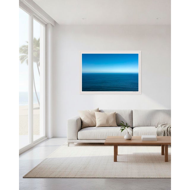 "Sea_Sky_002" Contemporary Aerial View Limited Edition Photograph by Bernhard Lang For Sale - Image 4 of 9