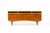 1960s 1960s Danish Modern Mid Century Mahogany Credenza Sideboard by Elliot’s of Newbury — Sculpted Lapel Pulls, Attributed For Sale - Image 5 of 11