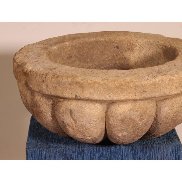 Carved Stone Holy Water Font, 1600s For Sale - Image 3 of 10