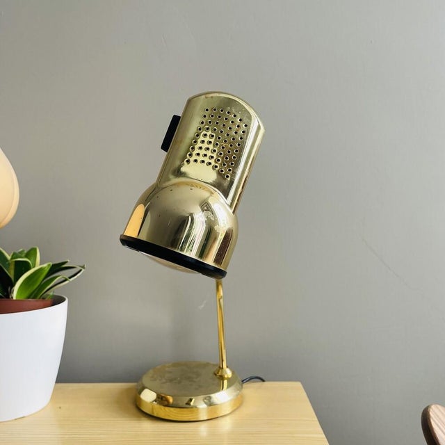 Portuguese Postmodern Articulated Adjustable Chromed Metal Desk Task Lamp, 1980s For Sale - Image 4 of 13