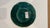 Mid 20th Century Set/6 Green Leaf Scalloped Majolica Plate From Gien For Sale - Image 5 of 13