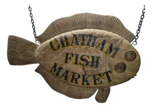 Boston Fish Market Trade Sign