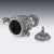 Antique Italian Silver Repoussé & Chased Covered Urn, 1870s For Sale - Image 6 of 18