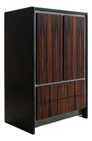 John Stuart Mid Century Modern Macassar Dresser Armoire