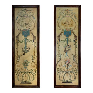 Theodore Alexander Decorative Wall Panels, a Pair For Sale