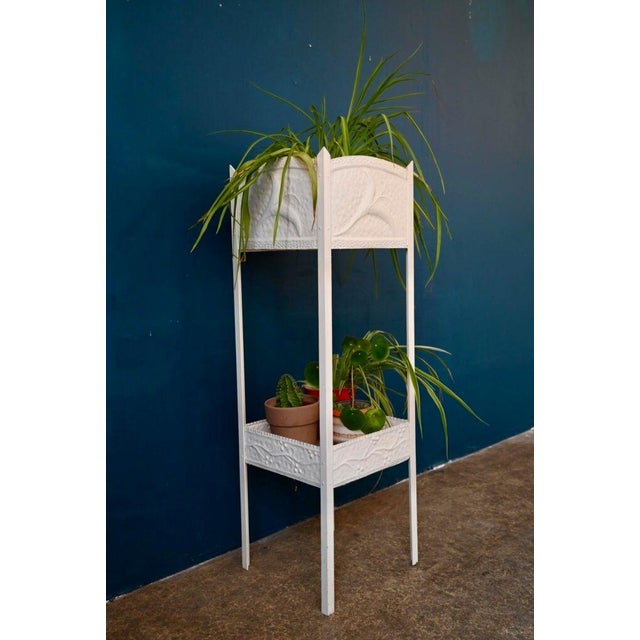 Antique Art Nouveau Metal Planter, France, 1900s For Sale - Image 4 of 16