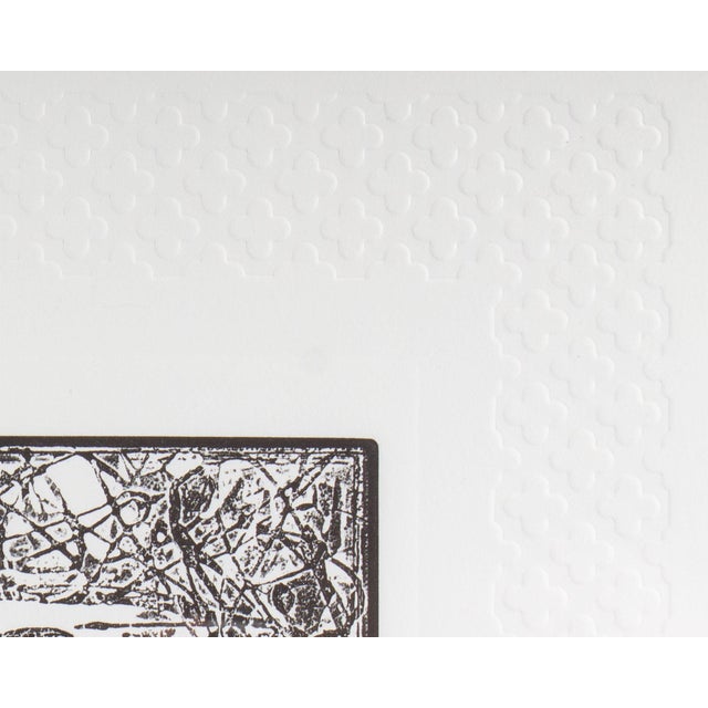 Abstract Intaglio Print With Embossing by Martin Barooshian For Sale - Image 4 of 8