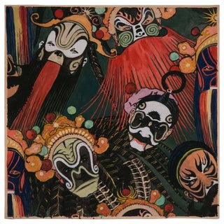 Wallpaper Design, France, Art Deco, 1920s For Sale