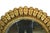 A large Spanish mid 20th century wall mirror with a gilded, carved wooden frame with the Prince of Wales feather design....