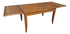 French Reconstruction Extendable Oak Table, 1950