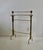Vintage Victorian-Style Brass Towel Blanket Comforter Rack Stand For Sale - Image 12 of 15