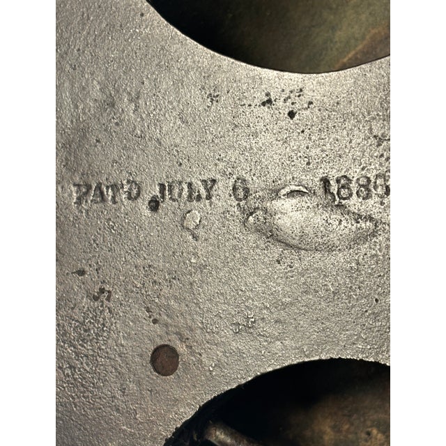 1886 Rare Patented Brass Ringside Boxing “Gong” Bell For Sale - Image 15 of 18