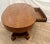 1900 - 1909 Antique Tiger Oak Oval Center Table Parlor Coffee Table Arts & Crafts Mission For Sale - Image 5 of 10