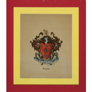 "Evans 'Libertas' Coat-of-Arms" For Sale