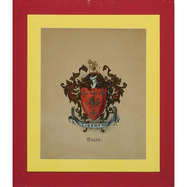 "Evans 'Libertas' Coat-of-Arms" For Sale