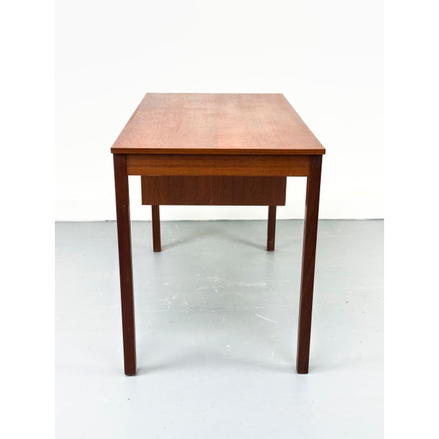 Small Teak Desk with Drawers from Domino Møbler, 1970s For Sale - Image 11 of 17