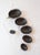 Set of ashtrays commonly attributed to Walter Bosse. Weighs approximately 800 grams. These are not reproductions in metal...