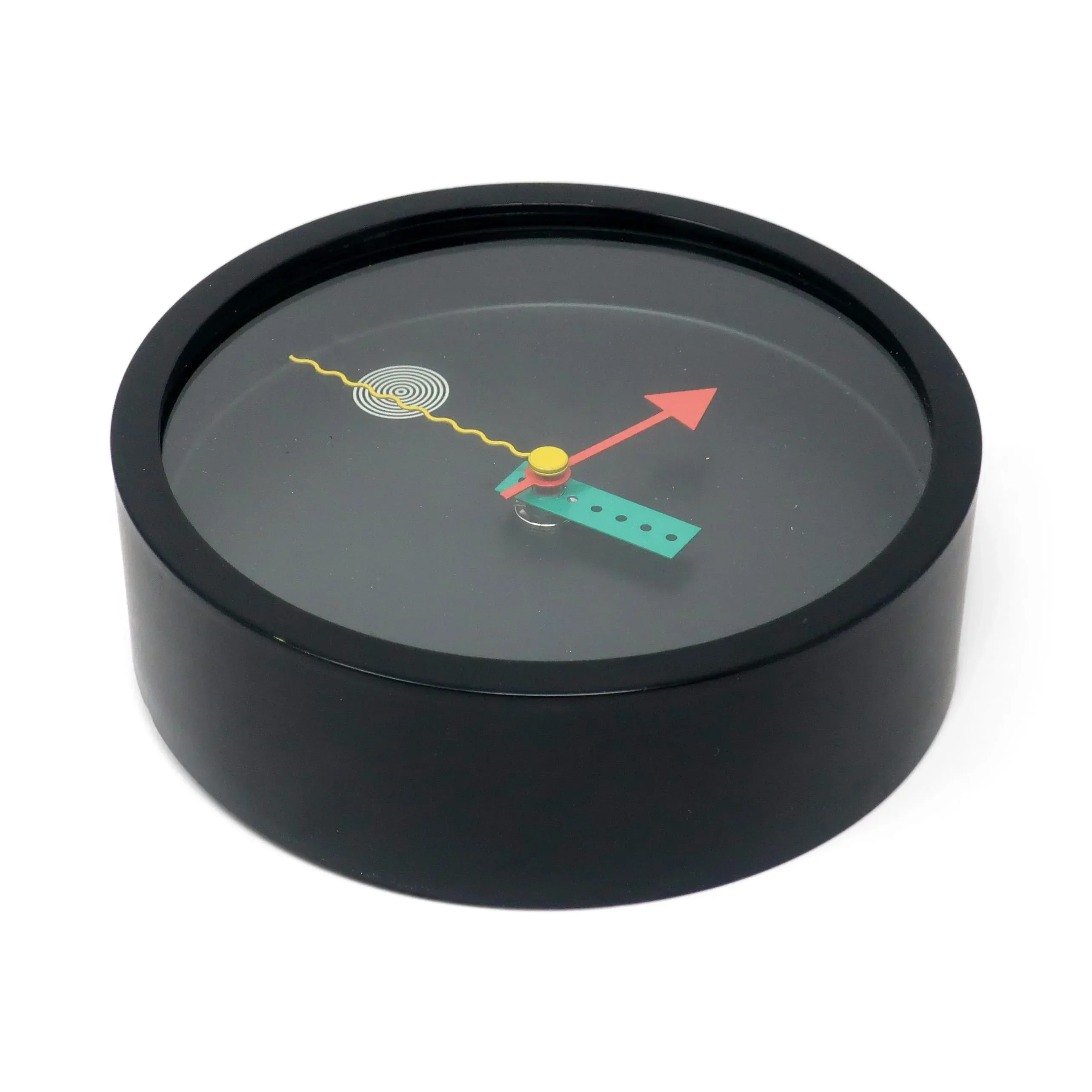 1980s Postmodern Wall Clock by Shohei Mihara for Wakita | Chairish