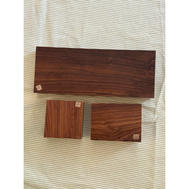 Set of Three Vintage Marquetry Boxes For Sale - Image 6 of 6
