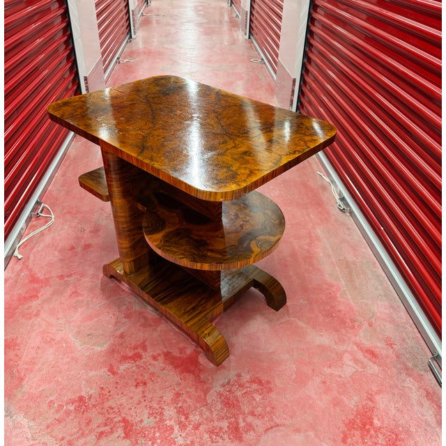 Lajos Kozma 1920s Hungarian Cubist Art Deco Occassional Table For Sale - Image 4 of 13