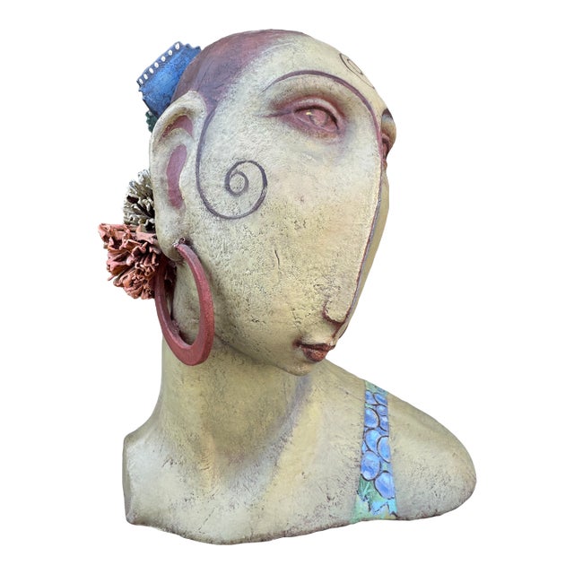 Spanish Papier Mache Flamenco Dancer Blas Perez Aranda For Sale