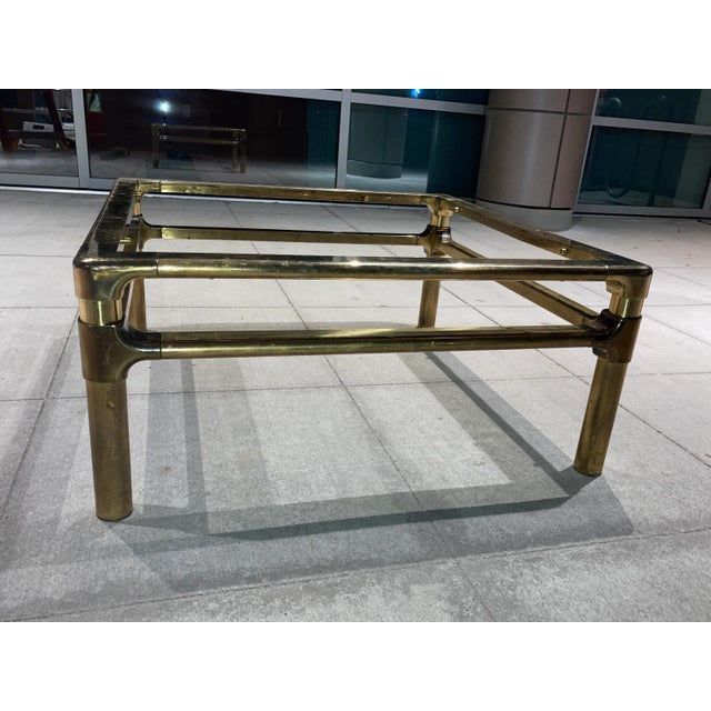 Mid-Century Modern Brass Coffee Table Base From Mastercraft For Sale - Image 3 of 12
